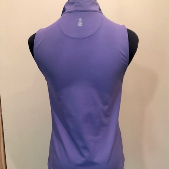 Tommy Bahama Island Zone Zip Activewear Sports Top Shirt Purple Size XS/TP - Picture 3 of 8